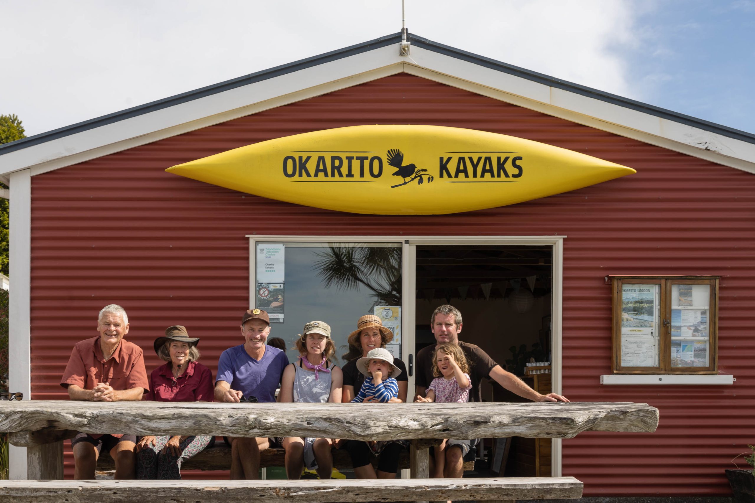 All owners of Okarito Kayaks over the last thirty years