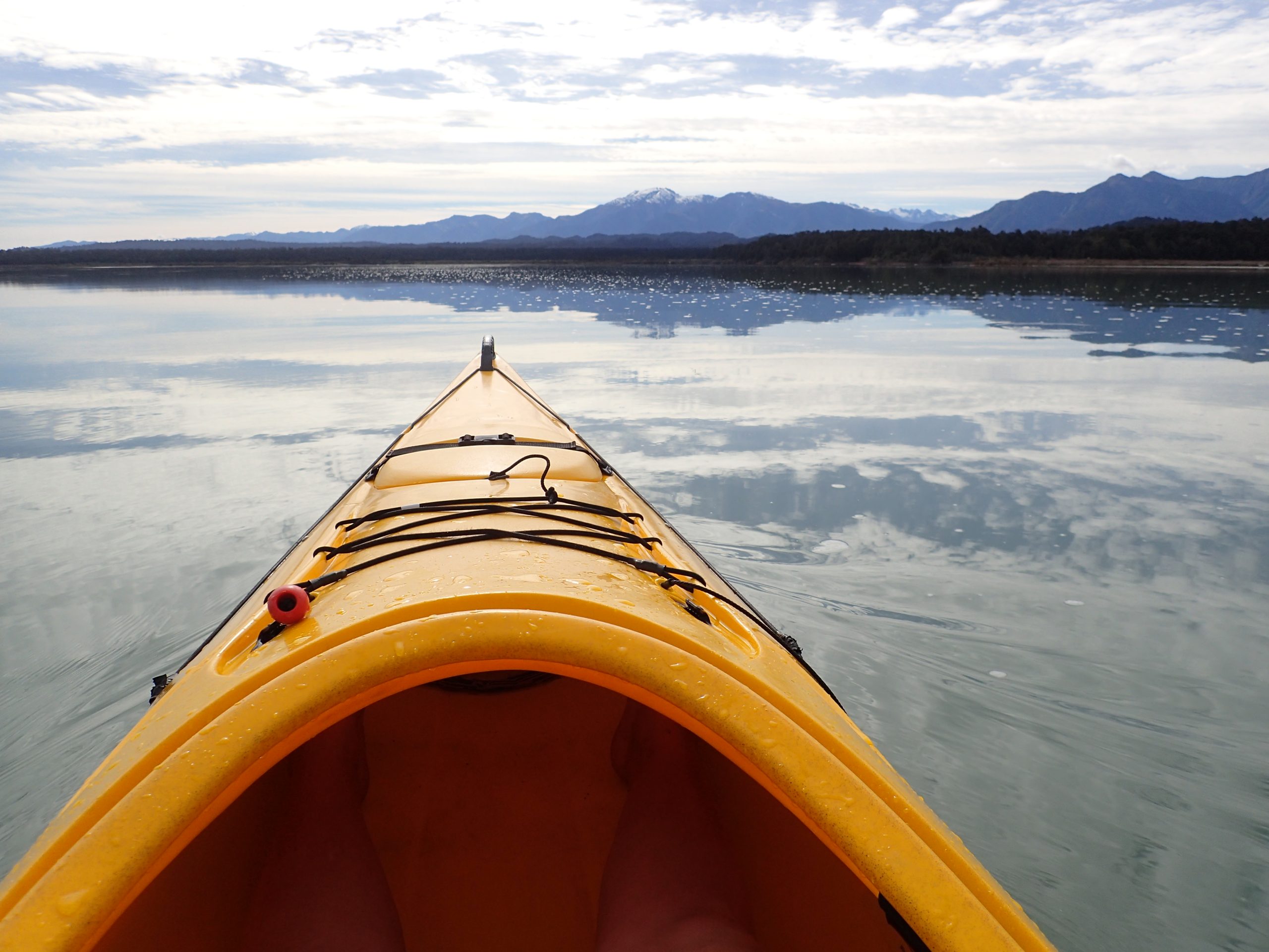 Calm water kayaking