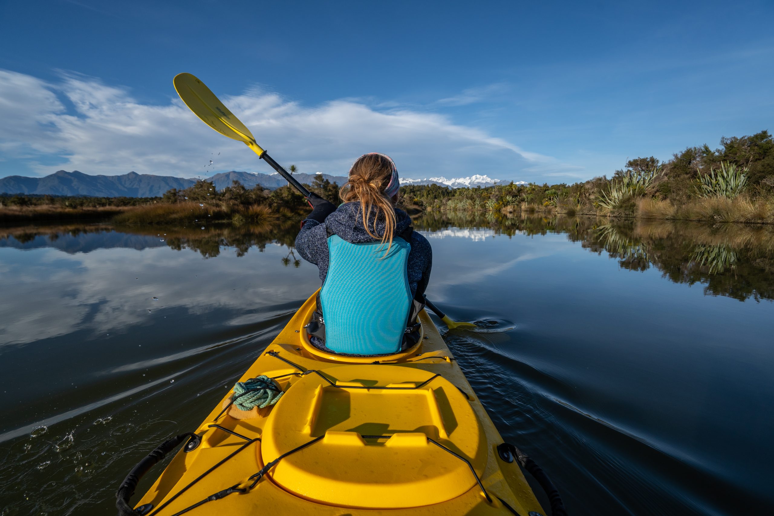 Calm waters kayaking